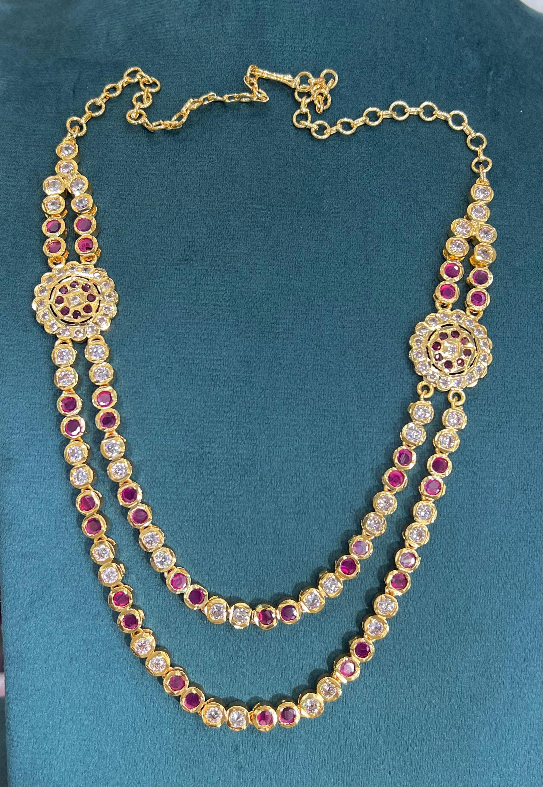 Stone Aaram Pink With White Asa0019