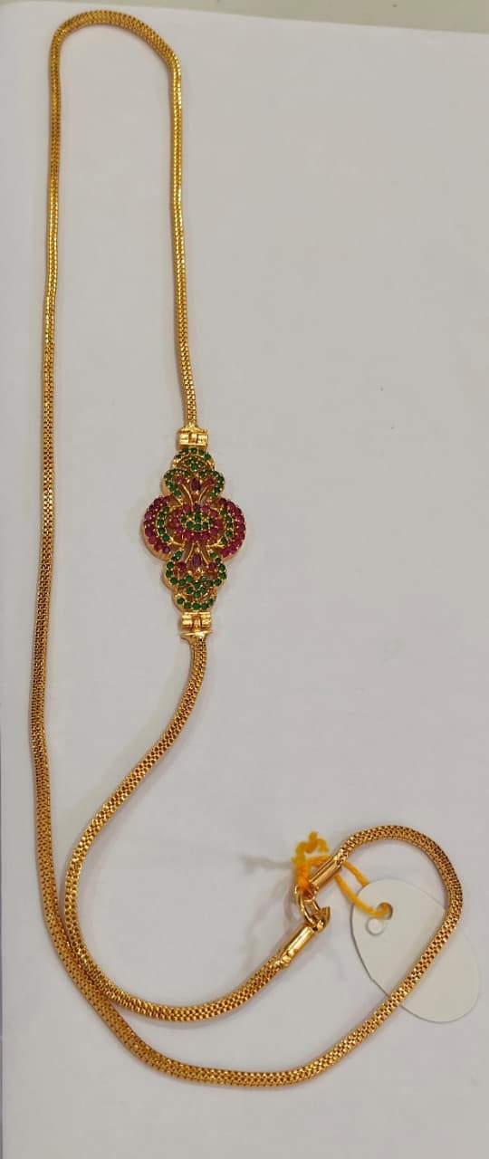 Mogappu Chain Cm0241 Pink With Green