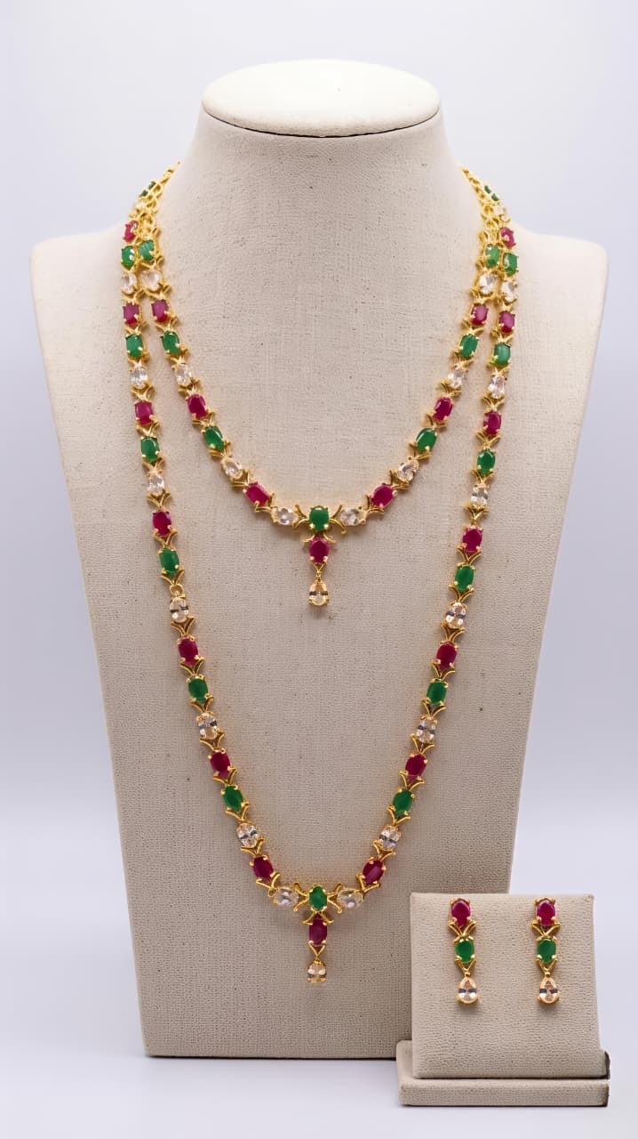 Aaram Necklace Sa0102  Multi