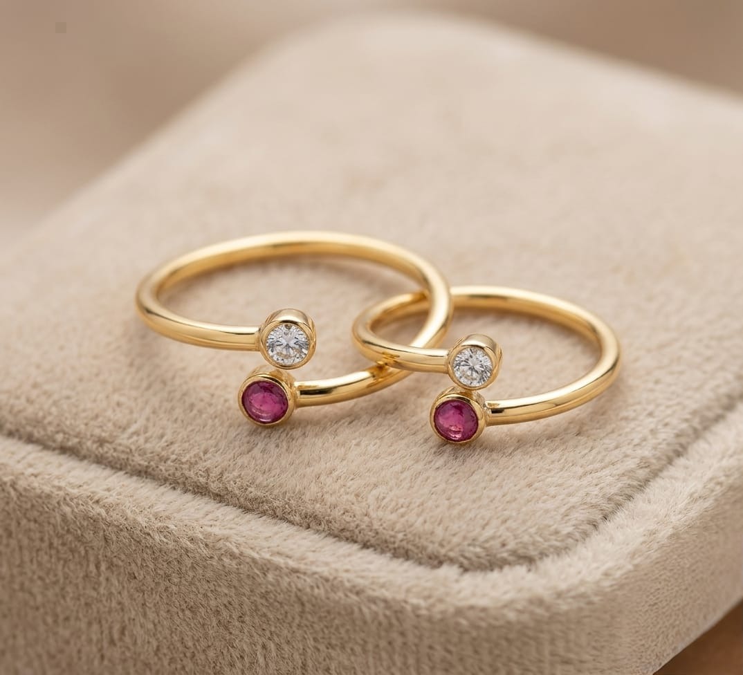 Iympon Stone Metti Me0009 Pink With White