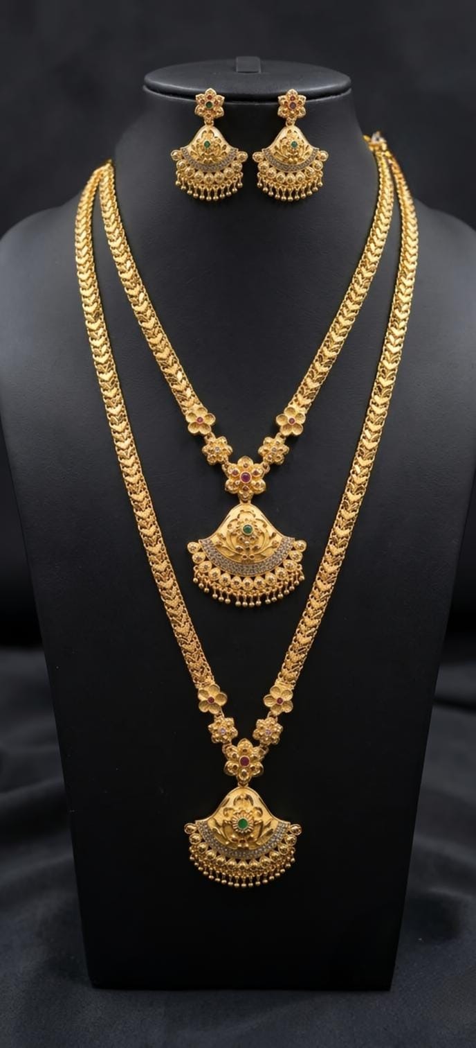 Forming Aaram Necklace Combok Set Multi Cf0004