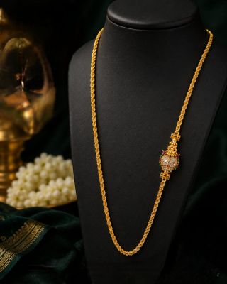 Lakshmi Flower Multi Saradu Mogappu Chain Sm0031