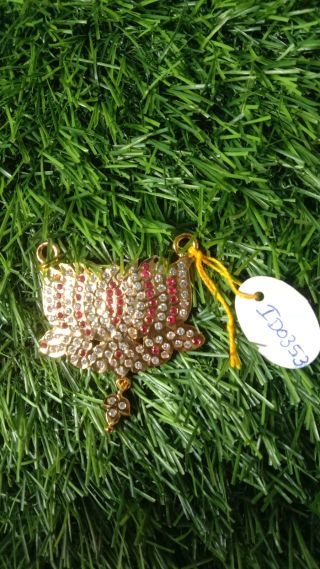 Iympon   Dollar Id0353 White With Pink 135 Stone