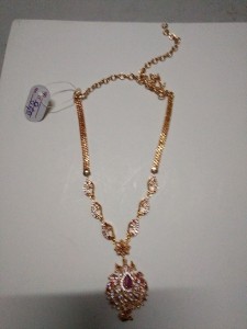 Gold Covering Necklace - 11