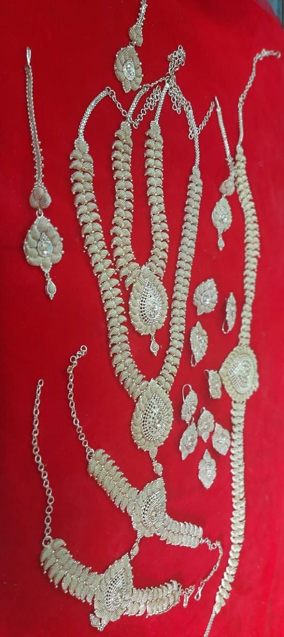 Gold Plated Wedding Set